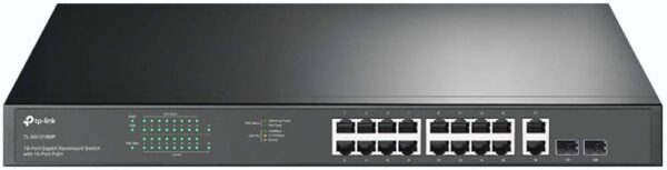 TP-LINK SWITCH 18 PUERTOS GIGABIT POE RACK