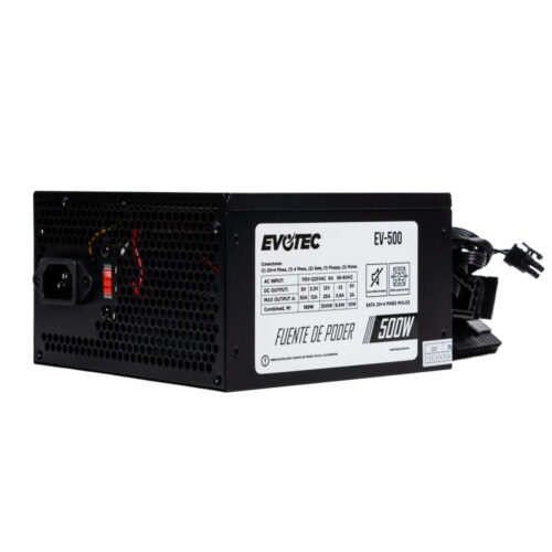 FUENTE NACEB EVOTEC EV-500 500W ATX 24PIN 6M DE GARANTIA FUENTE NACEB EVOTEC