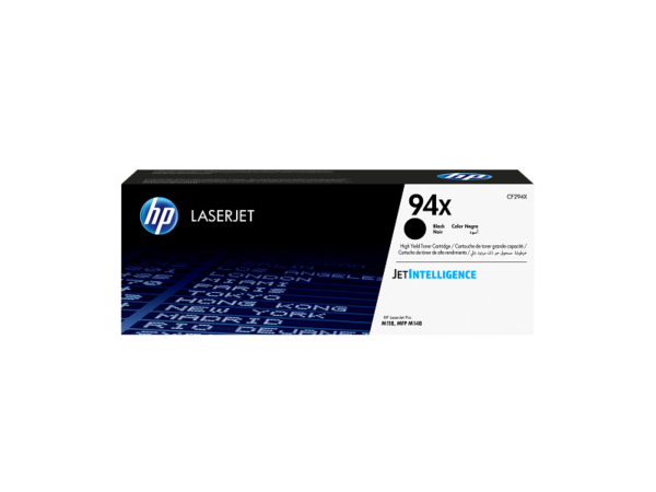 HP 94X Black High Yield Toner Cartridge CF294X CF294-00904c EMEA_M1690918 Hp 94X High Yield Lj Toner