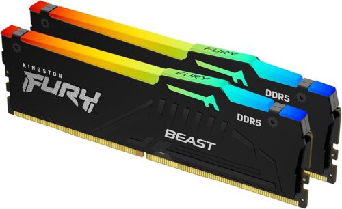 RAM KINGSTON FURY BEAST RGB 32GB (2X16) DDR5 6000