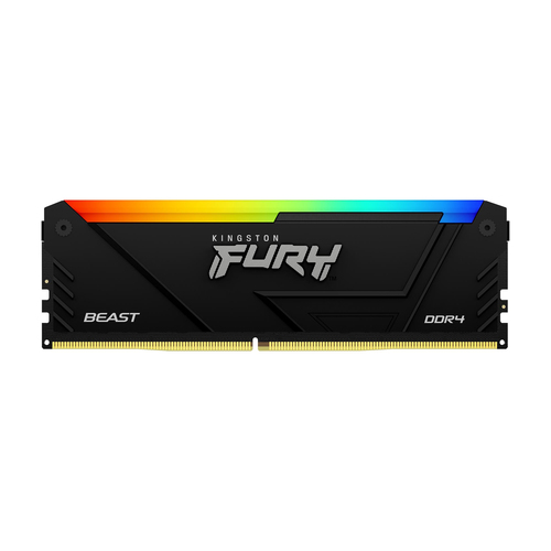 RAM KINGSTON FURY BEAST RGB 32GB DDR4 3200 NEGRO