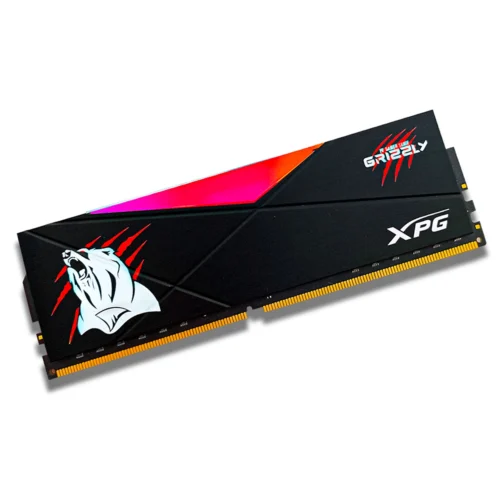 RAM ADATA D50 GRIZZLY 8GB DDR4 3200 RGB NEGRO