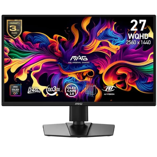 MONITOR 27 MSI MAG 272QP QD-OLED
